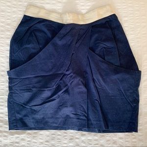 Top Shop Navy Skirt